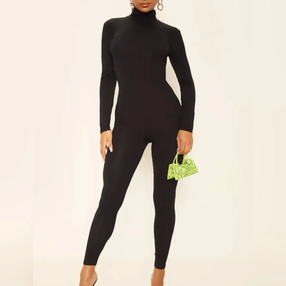 NWT Black Long Sleeve Catsuit - Picture 1 of 2